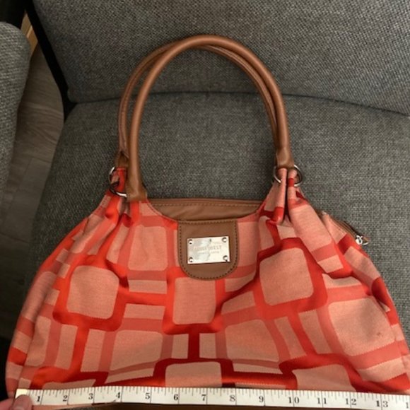 Nine West Orange/Brown Shoulder Purse/Bag - Picture 8 of 10